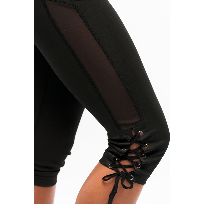 Бриджи женские спортивные 89240, цвет чёрный, р-р 40-44 (S/M)