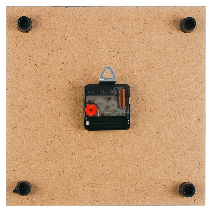 Часы настенные квадратные "Котёнок в шляпе", 25х25 см микс