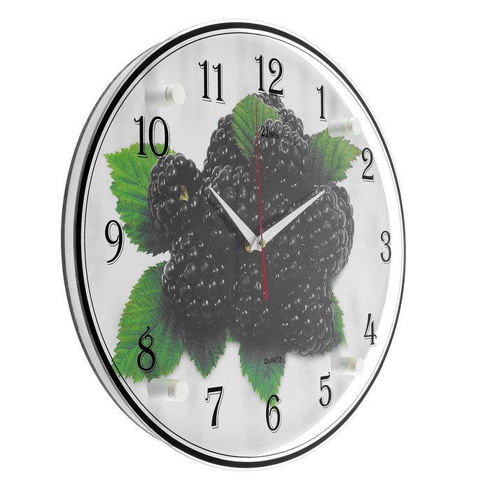 Часы настенные овальные "Ежевика", 35х46 см