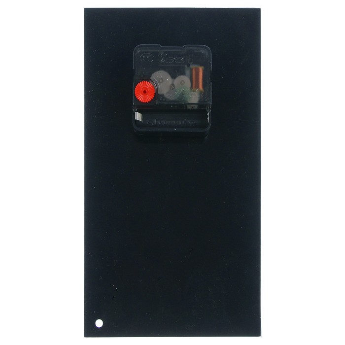 Часы настольные вертикальные "Спираль", чёрные