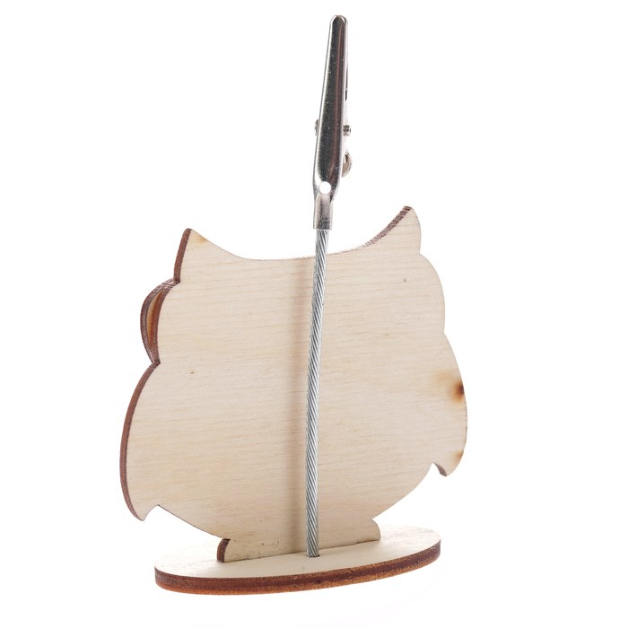 Заготовка из фанеры для декора "Держатель для заметок "Сова " МИКС 6,3х6 см