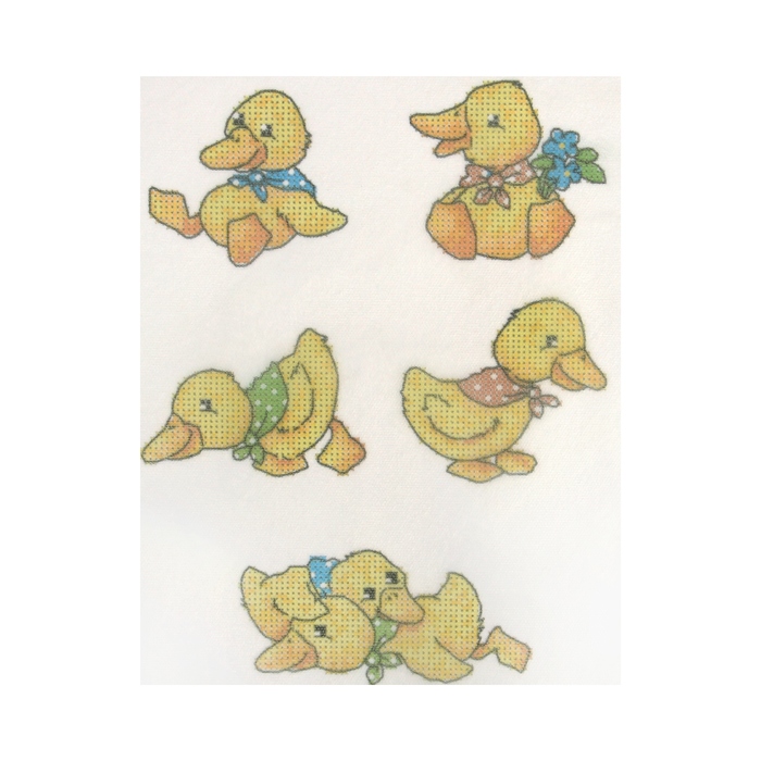 Схема на водорастворимом флизилине "Утята" кфо 4040