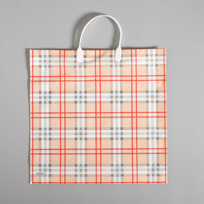 Пакет "Барбери", полиэтиленовый с пластиковой ручкой, 36 х 37 см, 100 мкм