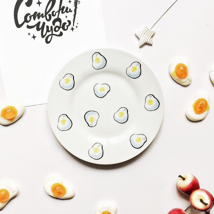 Тарелка 15,5 см "Глазунья"