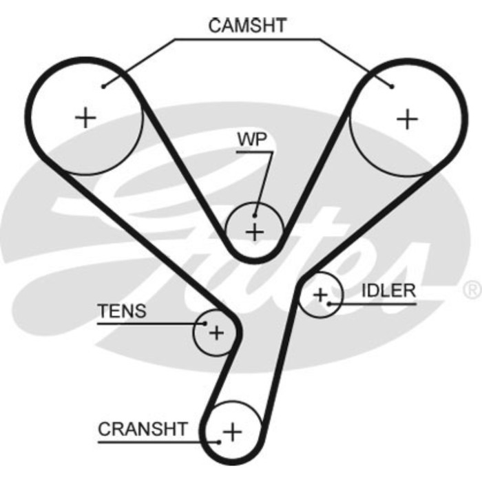 Ремень ГРМ Gates 5643XS