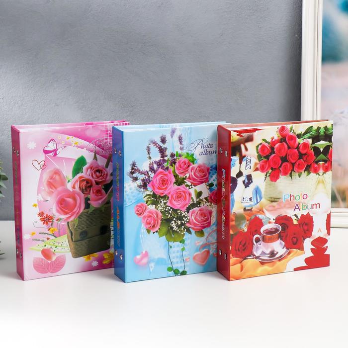 Фотоальбом на 200 фото 10х15 см "Цветные сны", микс