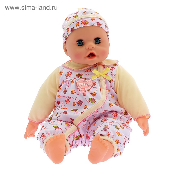 

Интерактивный пупс «Крошка» звуковые функции, растут зубы, двигает языком, с аксессуарами, МИКС