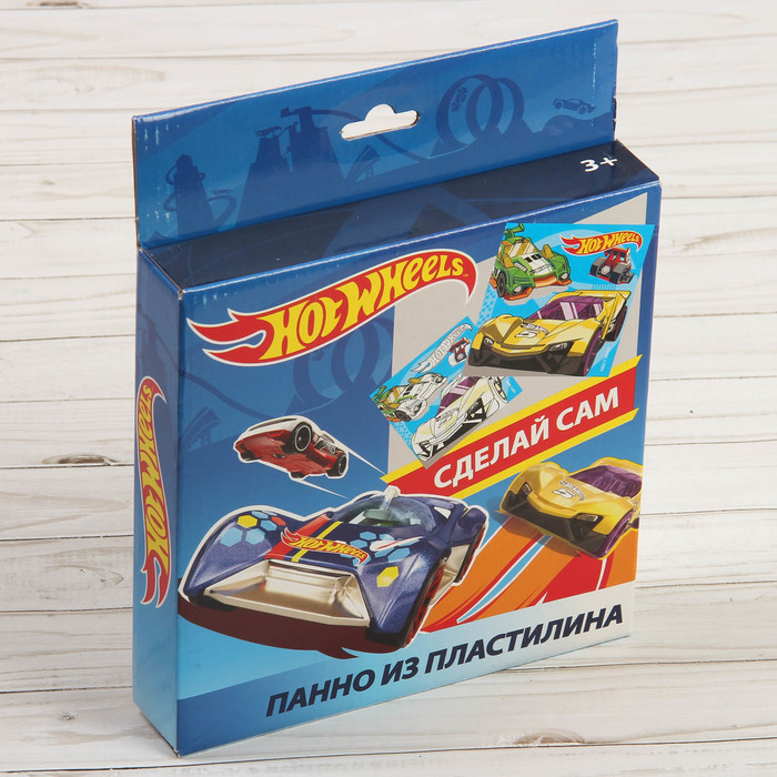 Панно из пластилина Hot Wheels