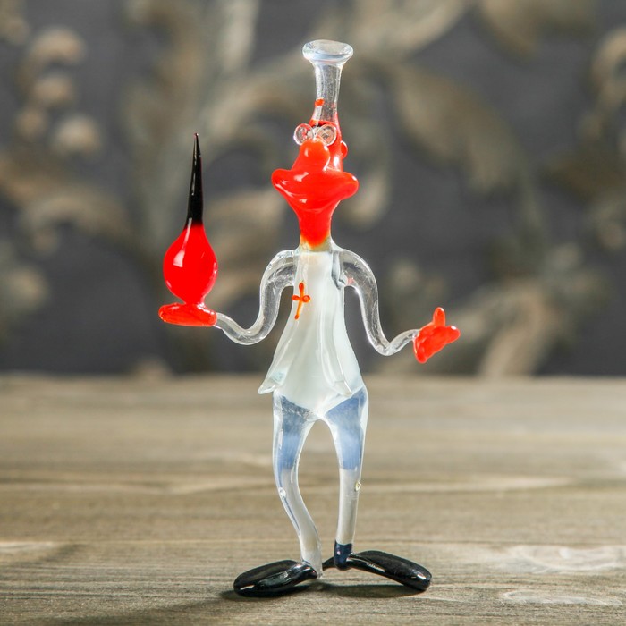 Сувенир из стекла "Доктор", микс, 4 х 10 х 17 см