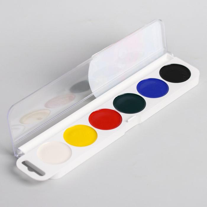 Акварель 6 цветов «Смешарики (Ёжик)»