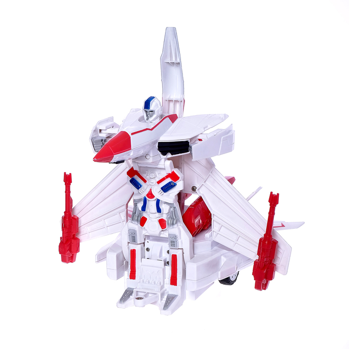 Робот-трансформер радиоуправляемый «Авиабот», работает от аккумулятора, масштаб 1:14, MZ 2389P