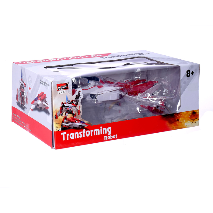 Робот-трансформер радиоуправляемый «Авиабот», работает от аккумулятора, масштаб 1:14, MZ 2389P
