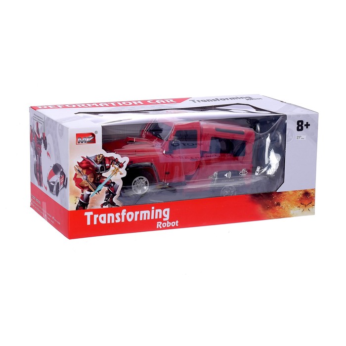 Робот-трансформер радиоуправляемый «Автобот», работает от аккумулятора, масштаб 1:14, МИКС mz 2805P