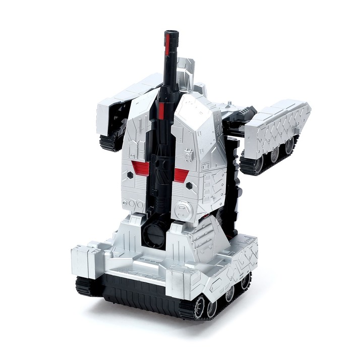 Робот-трансформер радиоуправляемый «Танк», работает от аккумулятора, масштаб 1:10, MZ 2327PF