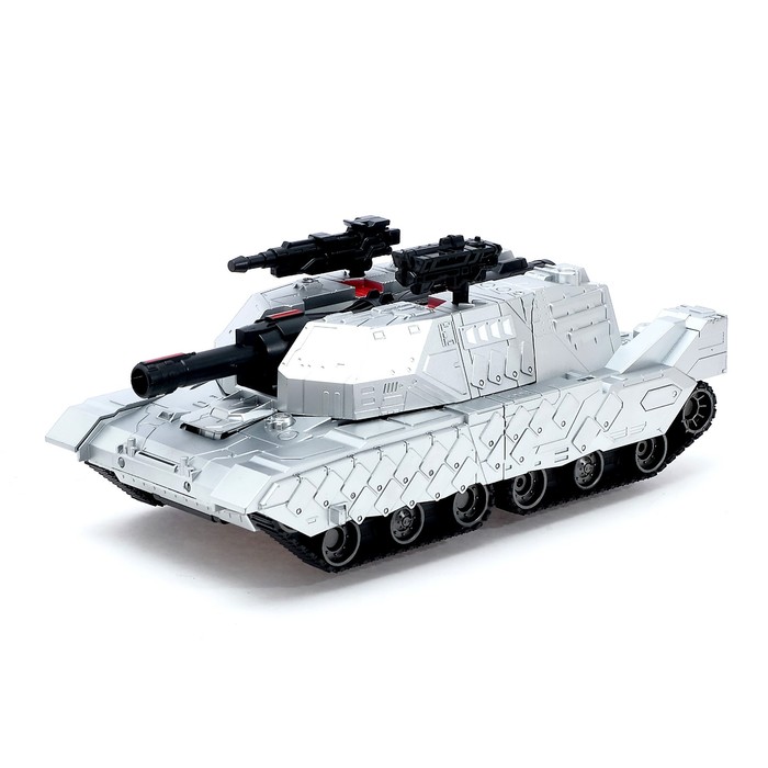 Робот-трансформер радиоуправляемый «Танк», работает от аккумулятора, масштаб 1:10, MZ 2327PF