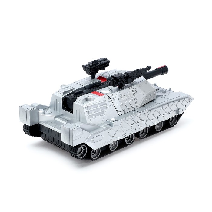 Робот-трансформер радиоуправляемый «Танк», работает от аккумулятора, масштаб 1:10, MZ 2327PF