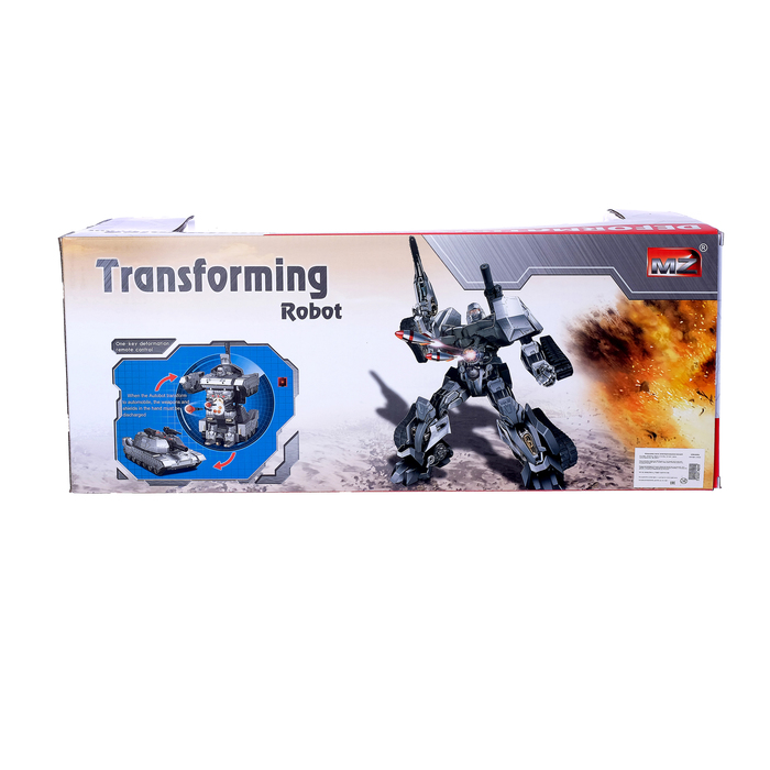Робот-трансформер радиоуправляемый «Танк», работает от аккумулятора, масштаб 1:10, MZ 2327PF