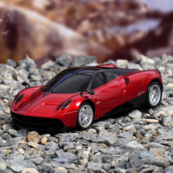 Машина радиоуправляемая "Pagani Huayra", масштаб 1:24, работает от аккумулятора, свет, МИКС, mz 27042