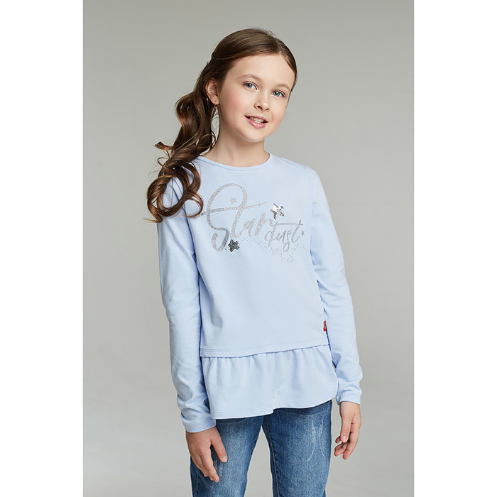 Туника для девочки, рост 134/140, см, цвет голубой