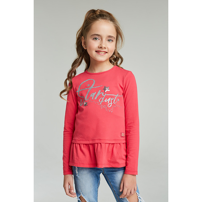 Туника для девочки, рост 134/140, см, цвет малиновый