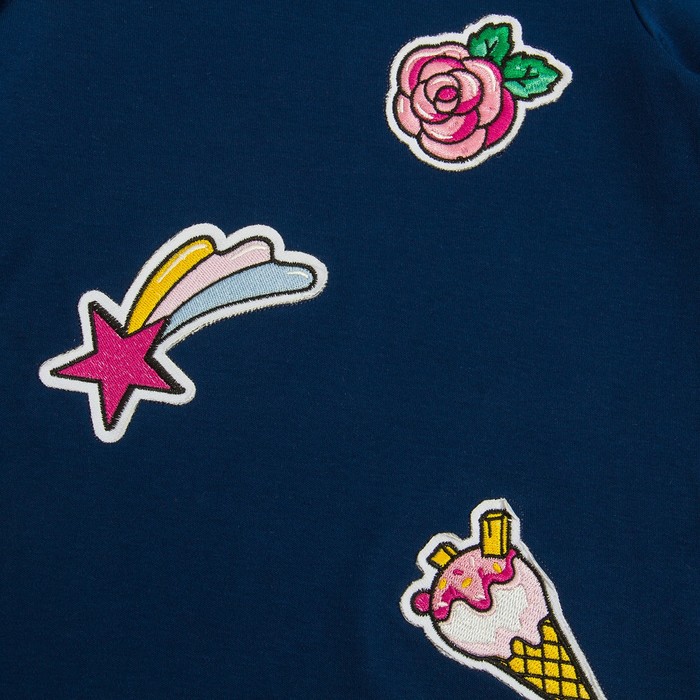 Комплект детский, рост 74 см, цвет синий/малиновый