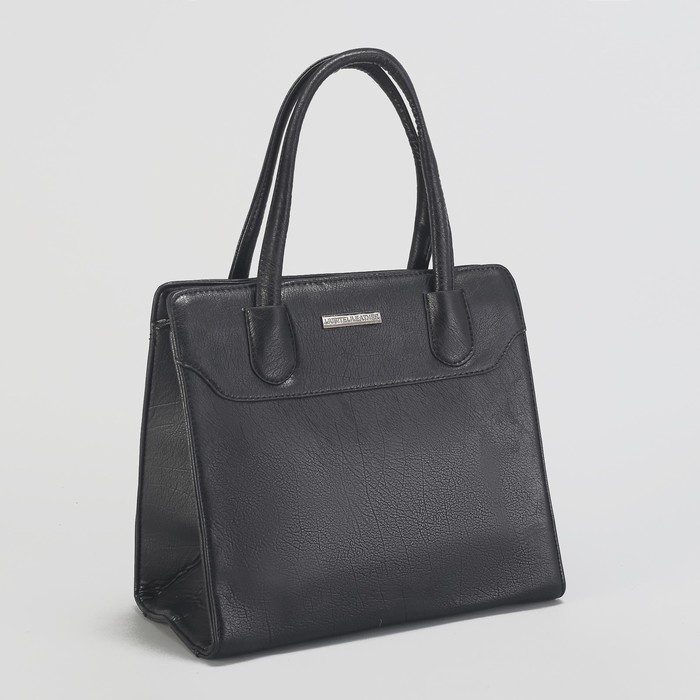 Сумка женская, отдел на молнии,1 наружный карман, цвет чёрный