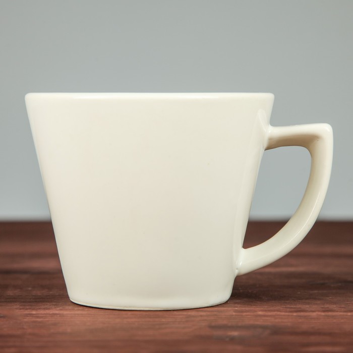 Кружка 320 мл "Конус", белая