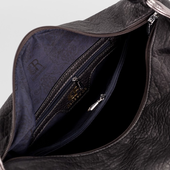 Рюкзак-сумка на молнии, 1 отдел, 3 наружных кармана, цвет серый