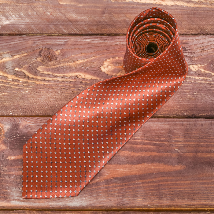 Галстук в подарочном мешочке + открытка "С Днем защитника Отечества"