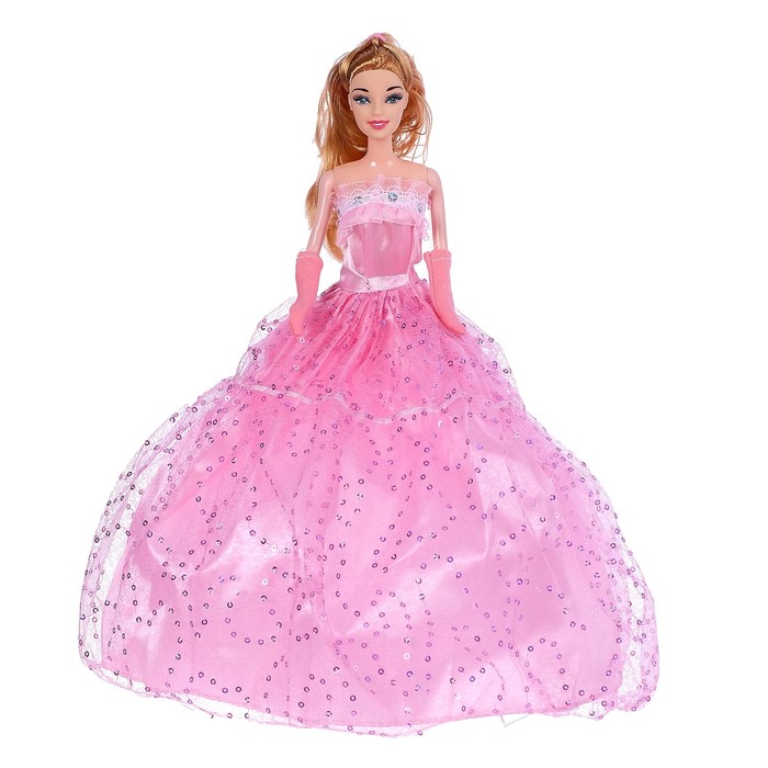 Кукла модель "Мария" в свадебном платье с аксессуарами, МИКС