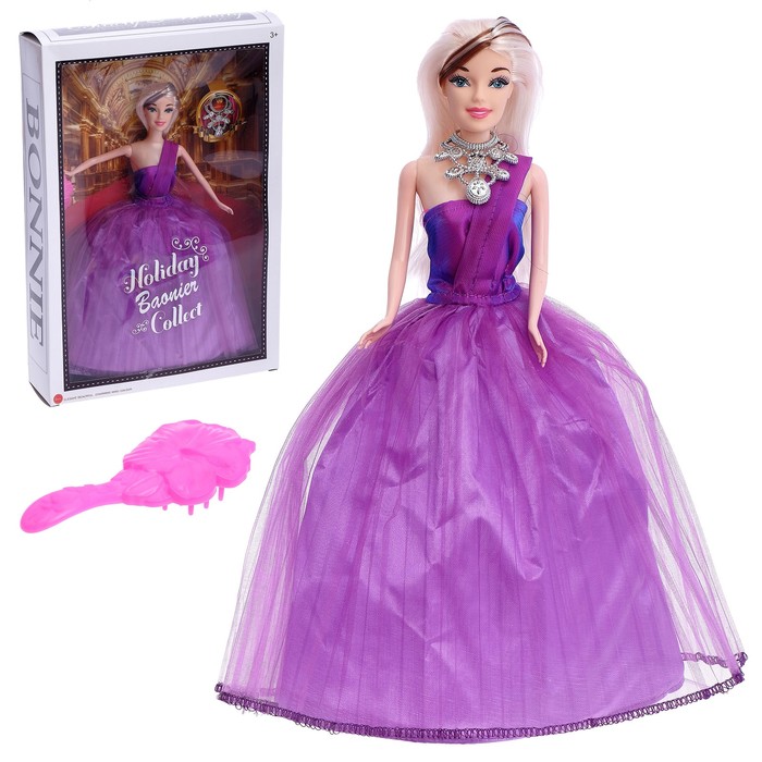 Кукла модель "Анна" в бальном платье с аксессуарами