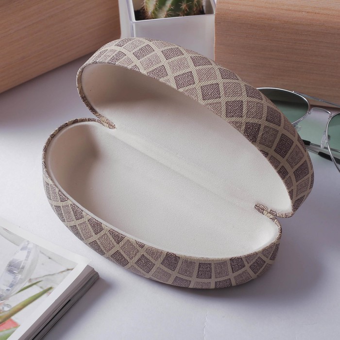 Футляр для очков Пэрри, 16*6*7см, отдел, бежевый