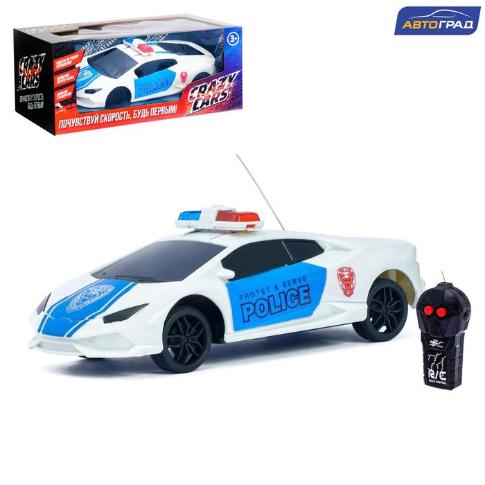 Машина радиоуправляемая "Патруль", работает от батареек