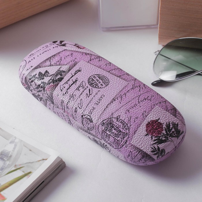Футляр для очков Шарль, 16,5*4*6,5см, цветы микс