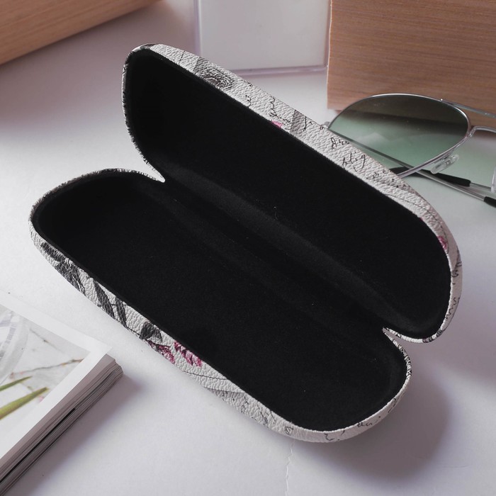 Футляр для очков Шарль, 16,5*4*6,5см, цветы микс