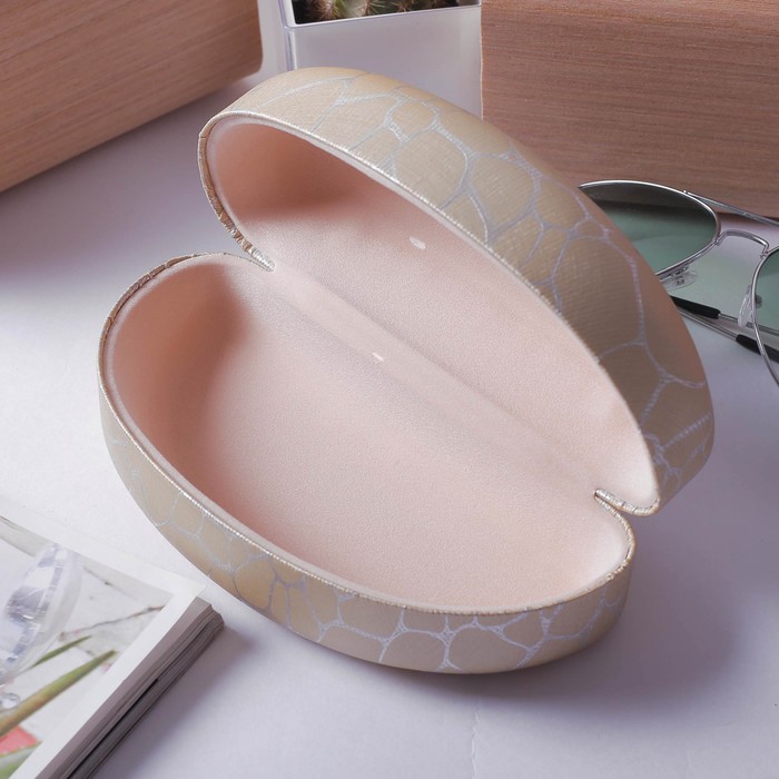 Футляр для очков Патрик, 16*6*7см, отдел, бежевый