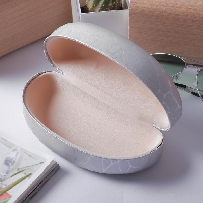 Футляр для очков Патрик, 16*6*7см, отдел, серый