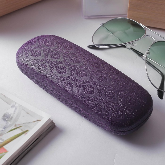 Футляр для очков Леонард, 15,5*3,5*6см, отдел, микс