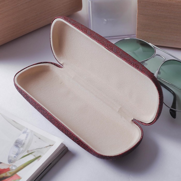 Футляр для очков Леонард, 15,5*3,5*6см, отдел, микс