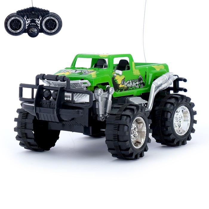 Машина радиоуправляемая "Пикап", работает от батареек, МИКС