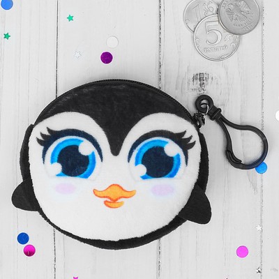 Кошелёк детский "Пингвинчик", 9 х 9 cм