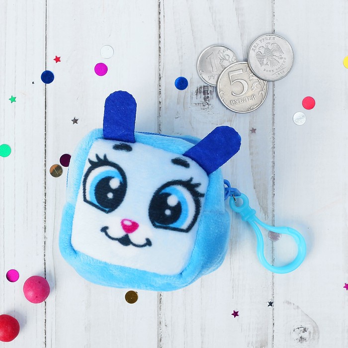 Кошелёк детский "Заюша", 5,5 х 5,5 cм