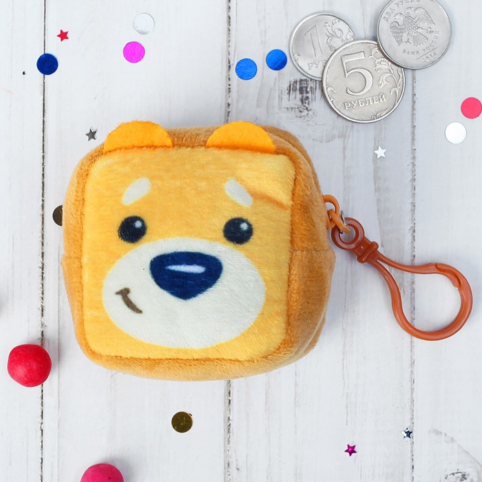 Кошелёк детский "Мишаня", 5,5 х 5,5 cм