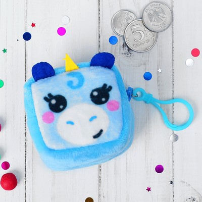 Кошелёк детский "Единорожка", 5,5 х 5,5 cм