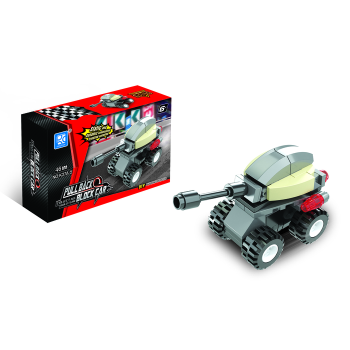 Конструктор «Гонка» с инерционным механизмом, 38 деталей, МИКС