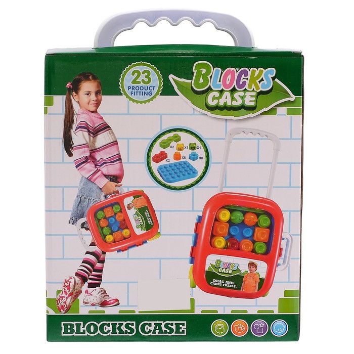 Конструктор в чемодане «Развивающий», 33 детали