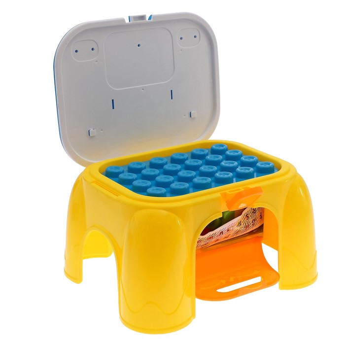 Развивающий конструктор-табурет, 33 детали