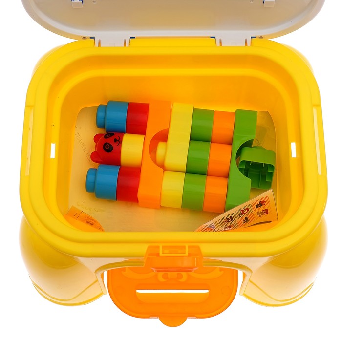 Развивающий конструктор-табурет, 33 детали