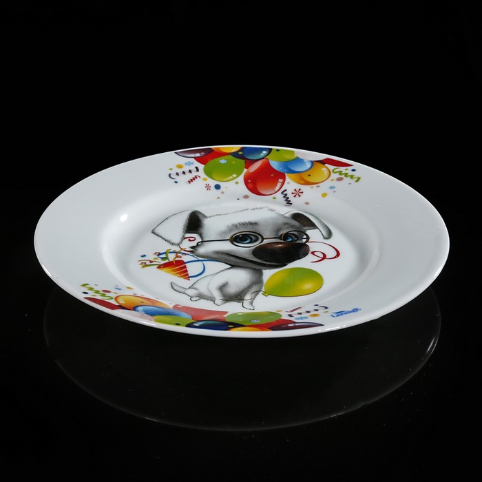 Набор посуды "Всезнайка Рекс", 3 предмета: кружка 250 мл, миска 300 мл, тарелка 20 см