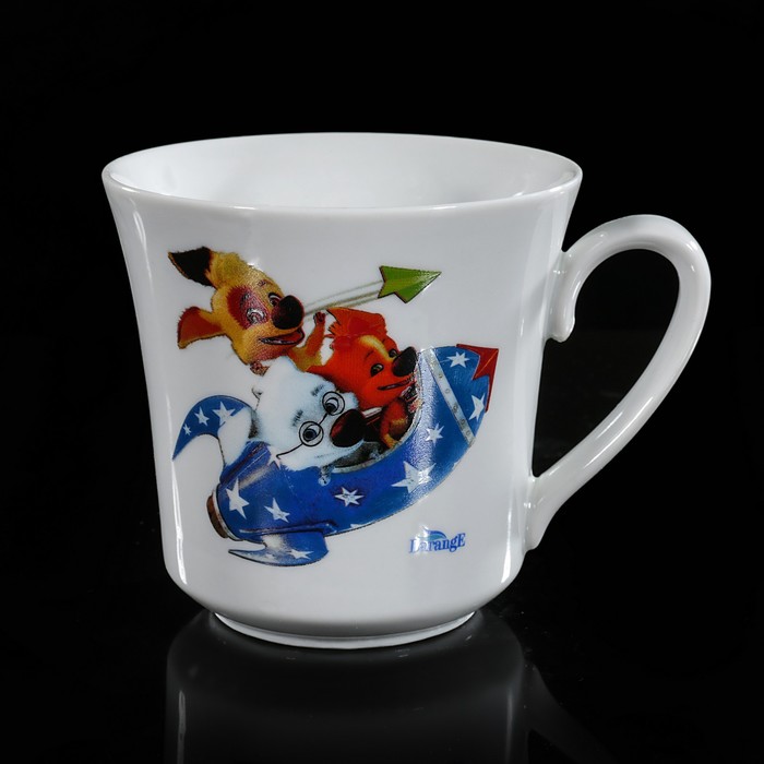 Набор посуды "Озорная семейка на ракете", 3 предмета: кружка 250 мл, миска 300 мл, тарелка 20 см